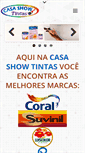 Mobile Screenshot of casashowtintas.com.br