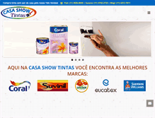 Tablet Screenshot of casashowtintas.com.br